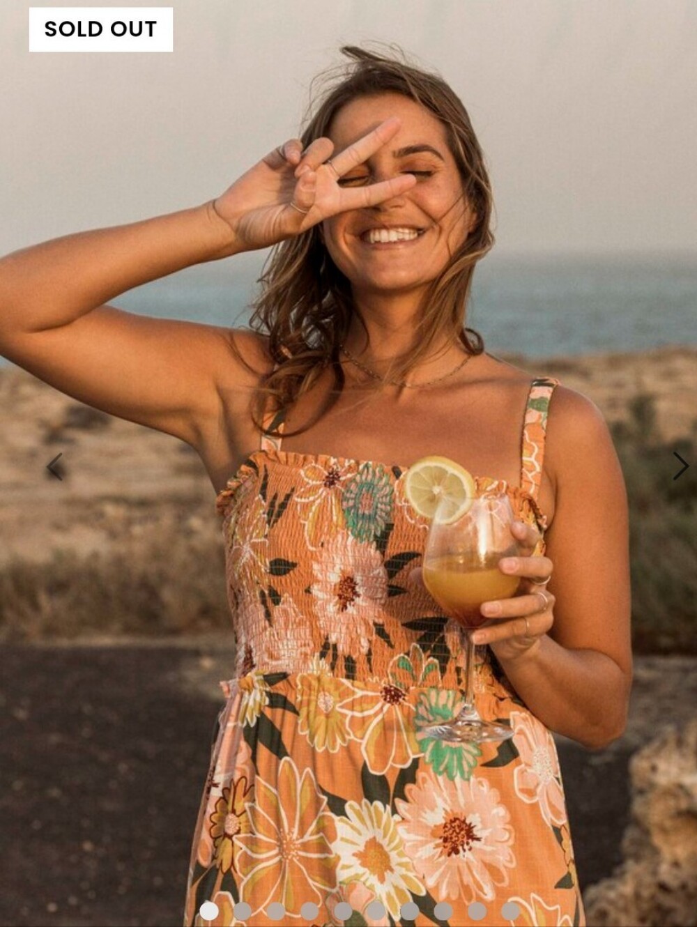 Roxy Sunnier Shores Maxi Dress - Picture 3 of 7